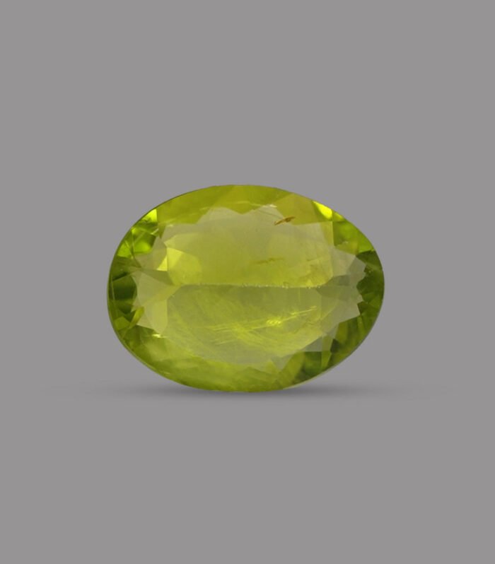 Natural Peridot – 4.0 Carat, Oval Cut