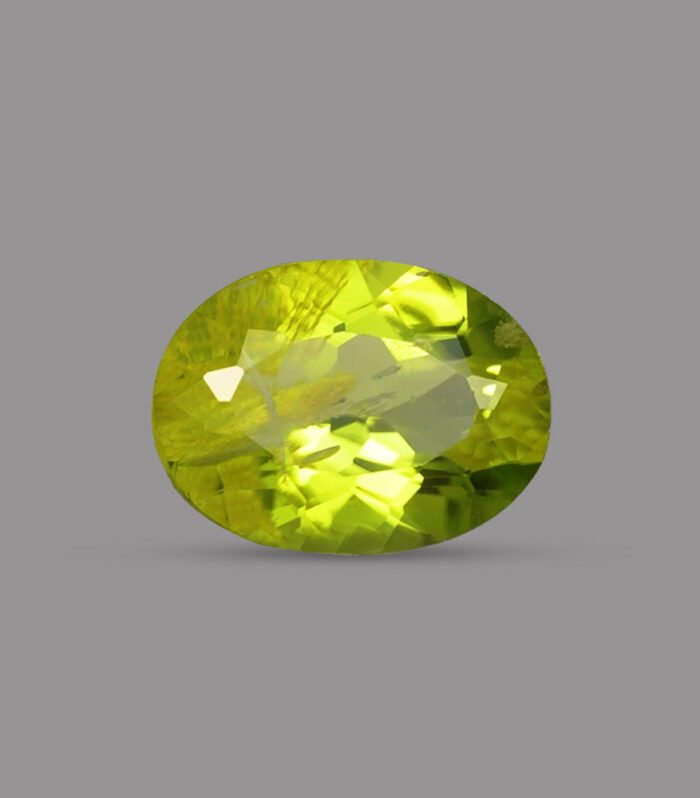 Peridot – 6.5 Carat, Cushion Cut